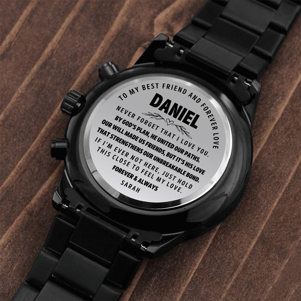 Engraved Watch for Husband