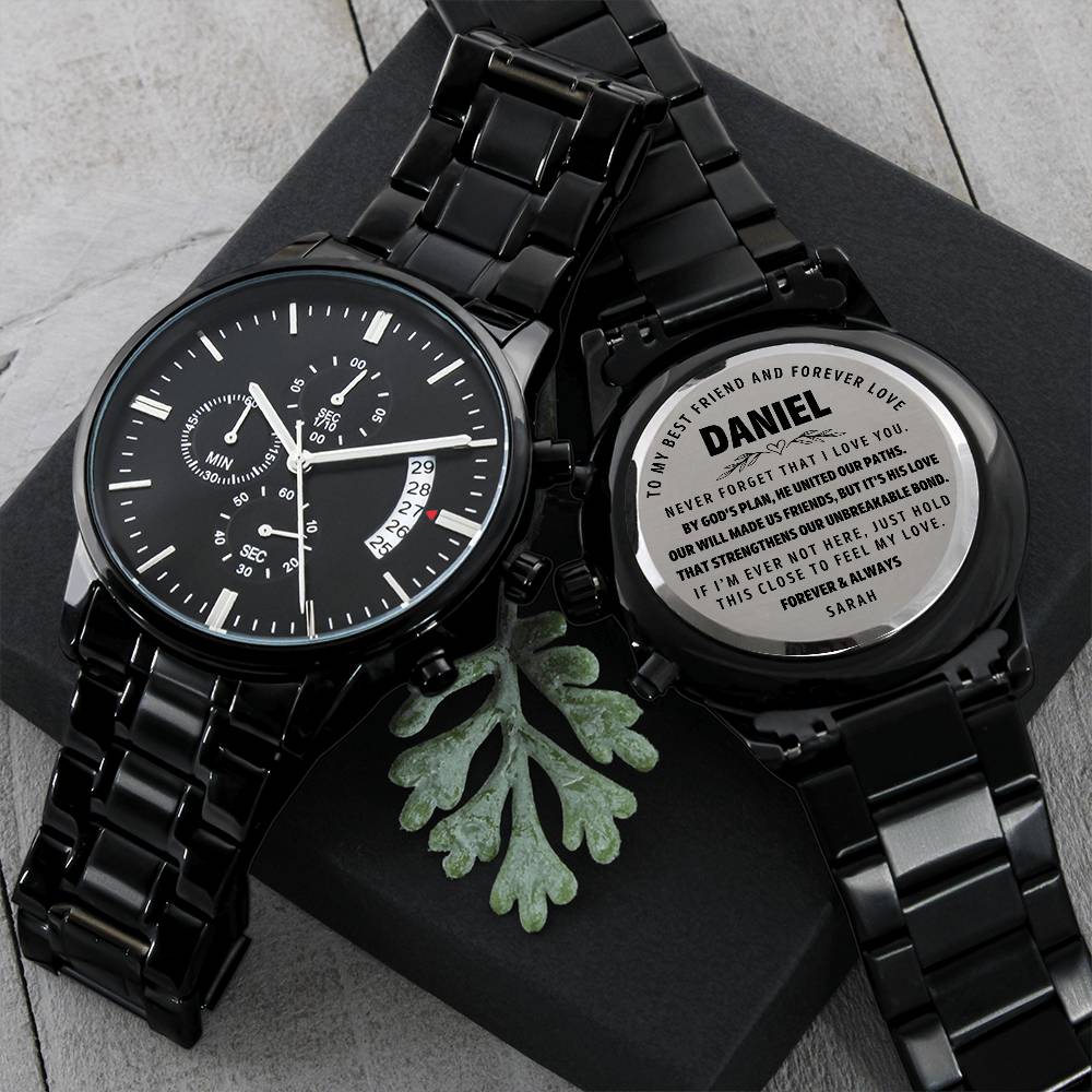 Engraved Watch for Husband