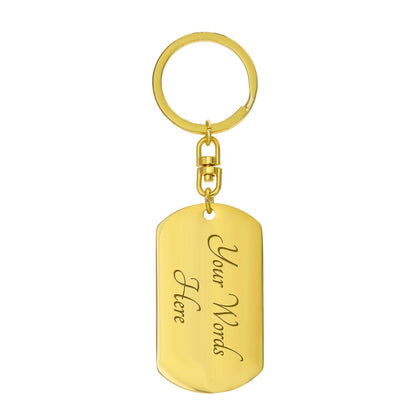 Isaiah 41:10 - Dog Tag Keychain