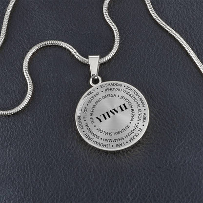 Yahweh the Names of God Necklace