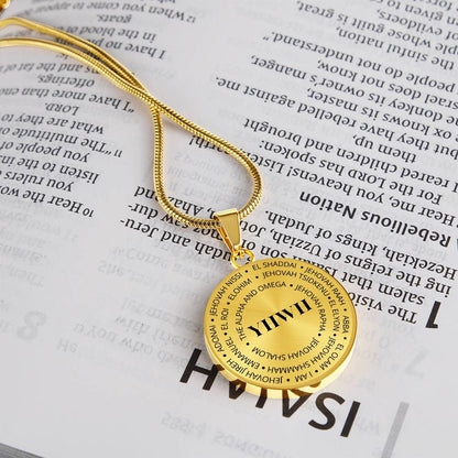 Yahweh the Names of God Necklace