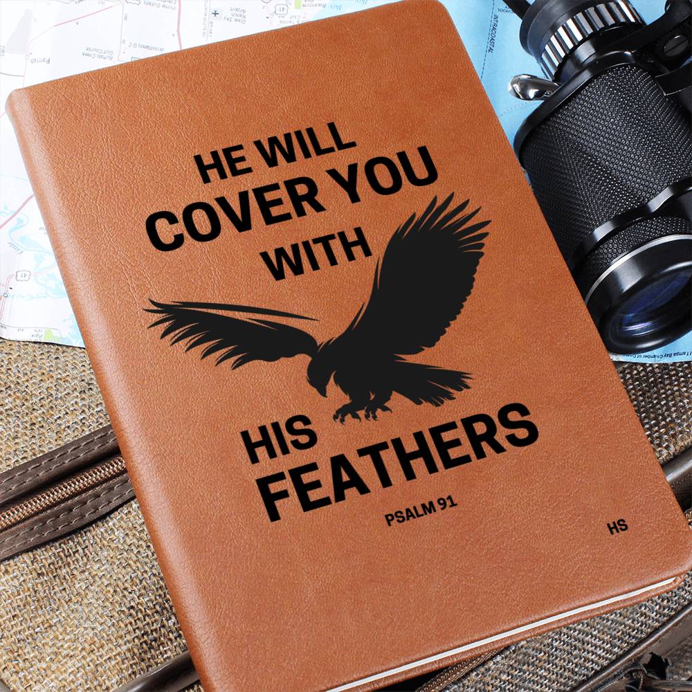 He Will Cover You With His Feathers Journal