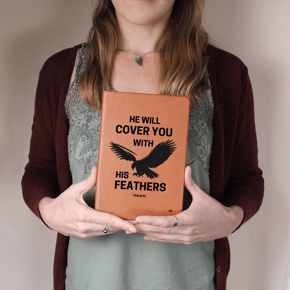 He Will Cover You With His Feathers Journal