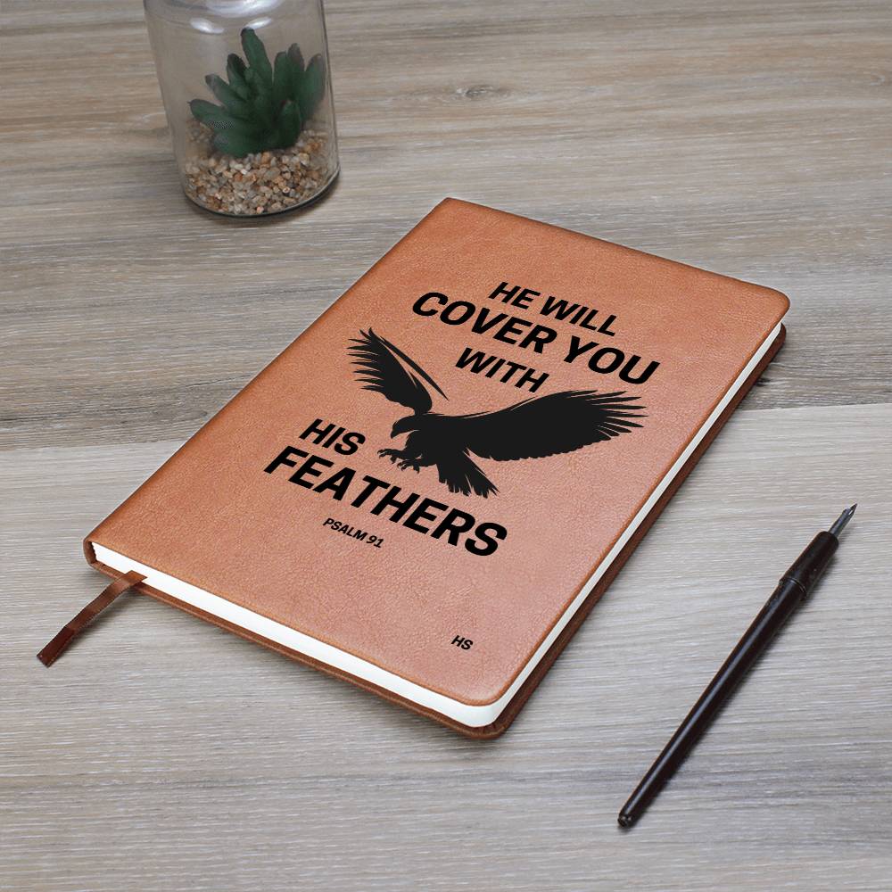 He Will Cover You With His Feathers Journal