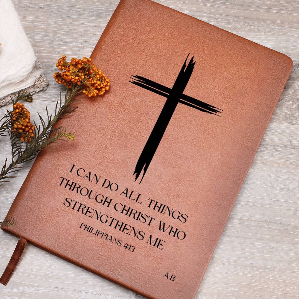 Philippians 4 13 Custom Journal