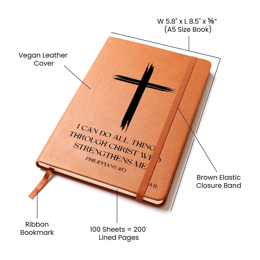 Philippians 4 13 Custom Journal